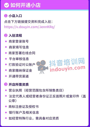 抖音小店开通条件及方法流程全解（附抖音直播带货新规对小店影响）